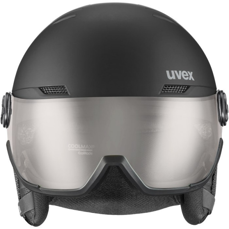 UVEX Wanted Visor pro V kask narciarski, czarny mat