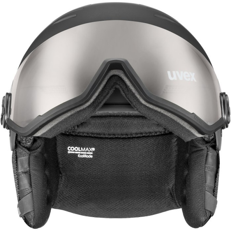 UVEX Wanted Visor pro V kask narciarski, czarny mat