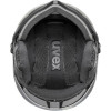 UVEX Wanted Visor pro V kask narciarski, czarny mat