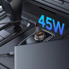 Tech-Protect CC01 ładowarka samochodowa 2-portowa USB-A / USB-C, PD 45W / QC 3.0, czarna