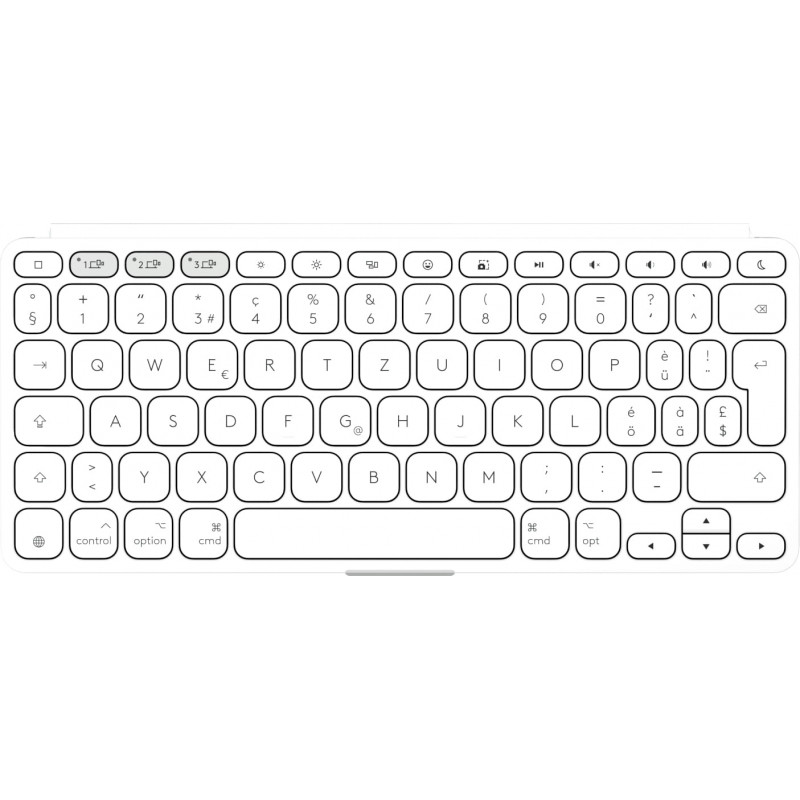 Klawiatura Logitech Keys-To-Go 2 do iPad (920-013009), Pale Grey, układ szwajcarski