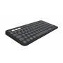 Logitech Pebble Keys 2 K380s klawiatura Bluetooth (920-011803), grafitowy, układ francuski