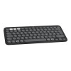 Logitech Pebble Keys 2 K380s klawiatura Bluetooth (920-011803), grafitowy, układ francuski