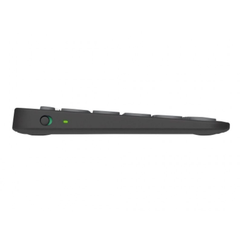 Logitech Pebble Keys 2 K380s klawiatura Bluetooth (920-011803), grafitowy, układ francuski