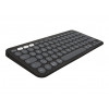 Logitech Pebble Keys 2 K380s klawiatura Bluetooth (920-011803), grafitowy, układ francuski