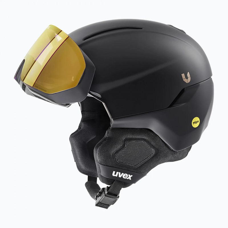 Kask narciarski UVEX Ultimate Horizon MIPS, czarny mat