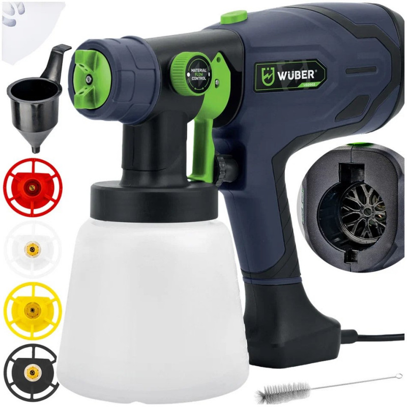 Wuber W02002 Elektryczny pistolet do malowania, 400 W