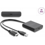 Delock 64383 adapter HDMI wtyk do USB Type-C gniazdo (DP Alt Mode), 8K HDR