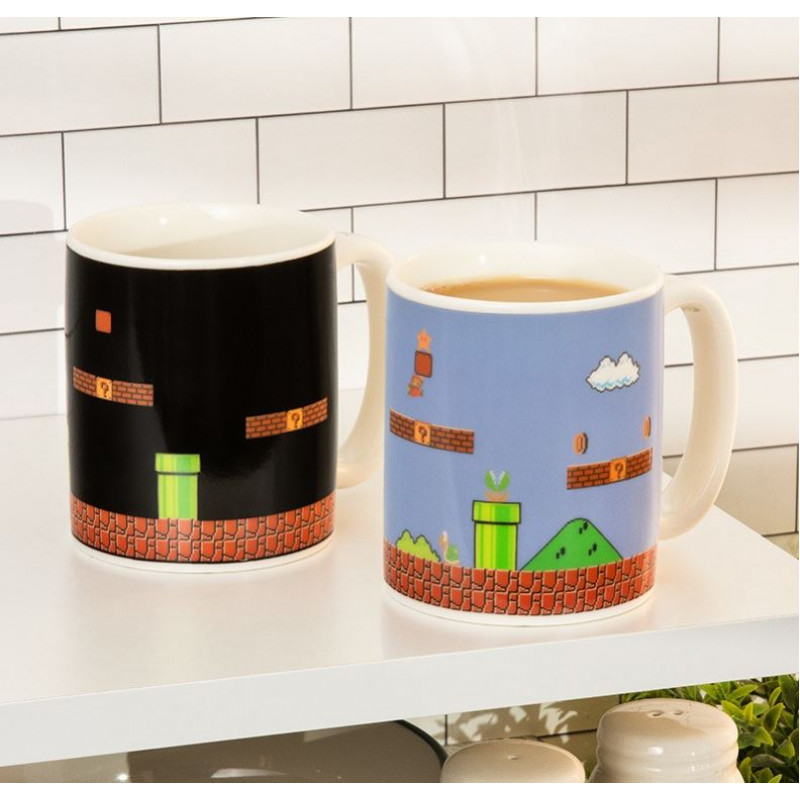 Kubek zmieniający kolor pod wpływem ciepła Paladone PP2927NN Super Mario Bros., wielokolorowy