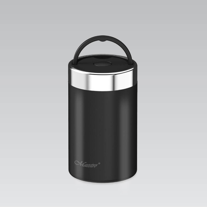 Maestro MR-1649-50-BLACK Termos na żywność, 500 ml, czarny