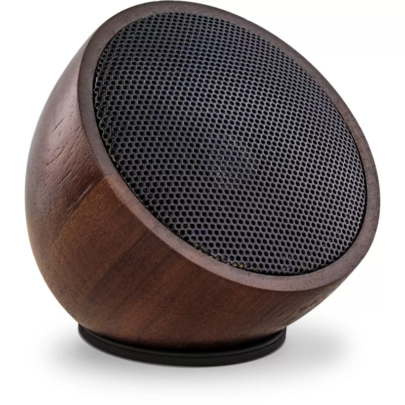 InLine woodwoom przenośny głośnik Bluetooth, 3 W, drewno orzecha włoskiego