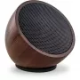 InLine woodwoom przenośny głośnik Bluetooth, 3 W, drewno orzecha włoskiego