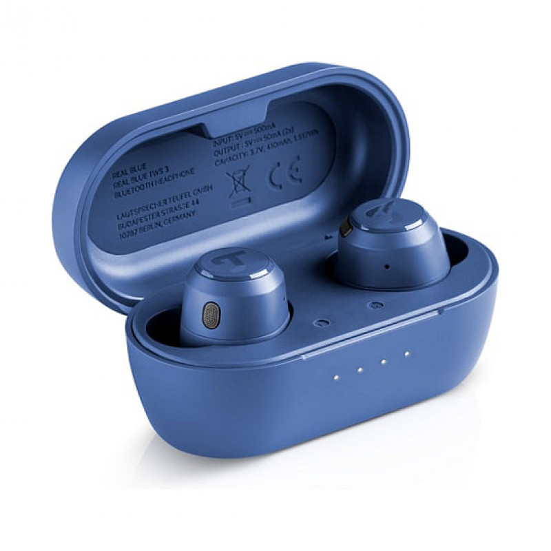 Teufel REAL BLUE TWS 3 bezprzewodowe douszne słuchawki Bluetooth, steel blue
