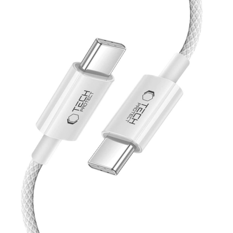 Tech-Protect Ultraboost Lite kabel USB-C / USB-C PD60W/3A 200 cm, Cool Grey