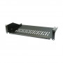 EFB Elektronik 691650TS.2A półka 19" 2U, głębokość 300 mm, nośność 22 kg, RAL 9005, czarna