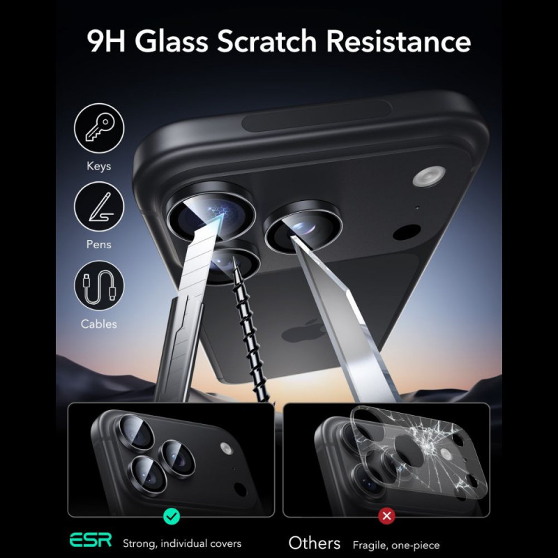 ESR Armorite Ochrona Aparatu do Apple iPhone 18 Pro / 18 Pro Max, Czarny