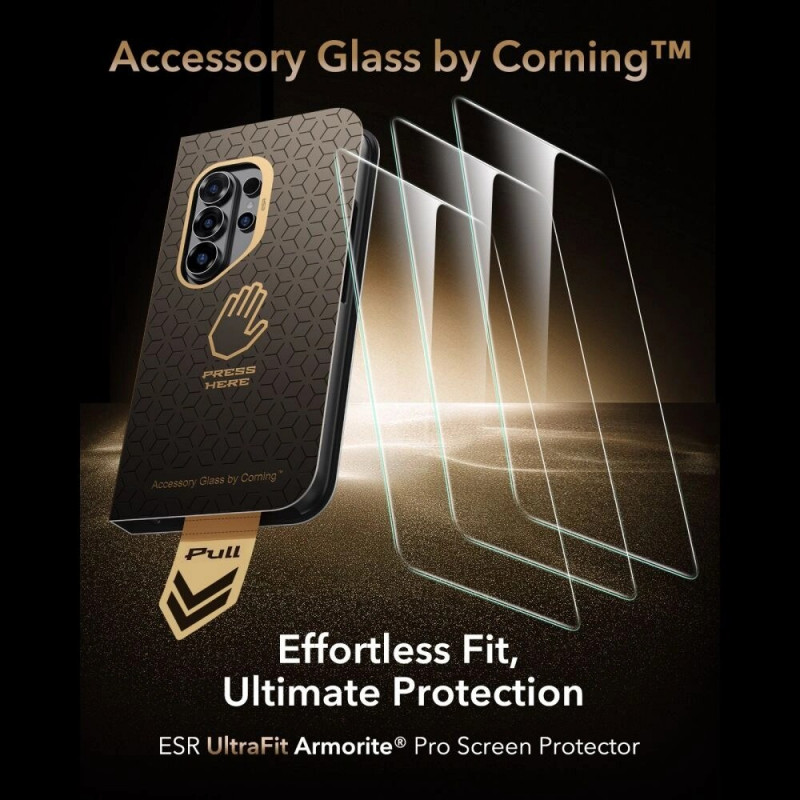 ESR UltraFit Armorite Pro szkło hartowane dla Samsung Galaxy S26 Ultra, przezroczyste