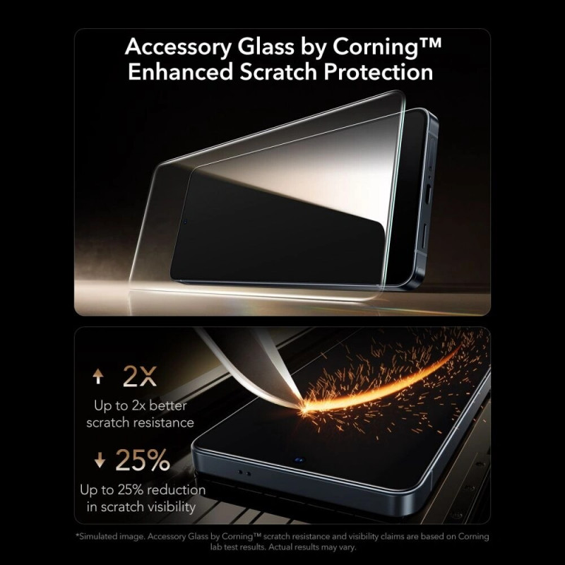 ESR UltraFit Armorite Pro szkło hartowane dla Samsung Galaxy S26 Ultra, przezroczyste