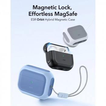 Etui ESR Orbit HaloLock MagSafe do Apple AirPods Pro 3, Powder Blue