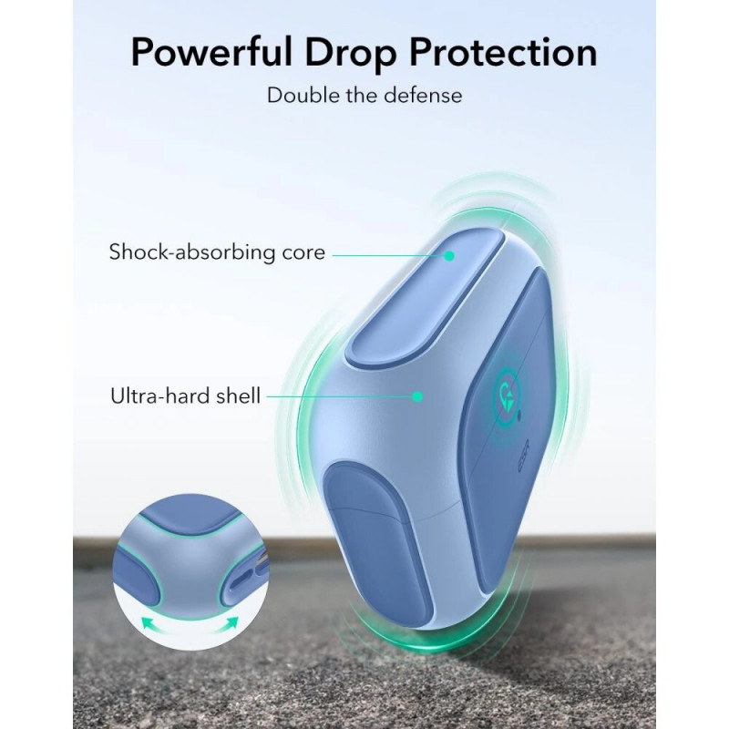 Etui ESR Orbit HaloLock MagSafe do Apple AirPods Pro 3, Powder Blue
