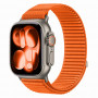 Tech-Protect Nylonloop Apple Watch 8 / 9 / 10 / 11 / 12 / SE / Ultra 44/45/46/49 mm pasek do zegarka, pomarańczowy