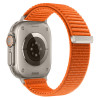 Tech-Protect Nylonloop Apple Watch 8 / 9 / 10 / 11 / 12 / SE / Ultra 44/45/46/49 mm pasek do zegarka, pomarańczowy