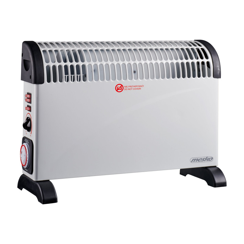 Mesko MS 7741w Grzejnik konwektorowy z timerem i turbowentylatorem, 2000 W, biały