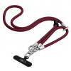 Tech-Protect C10S Rope zestaw smyczy do telefonu na ramię i na nadgarstek, Burgundy/Titanium
