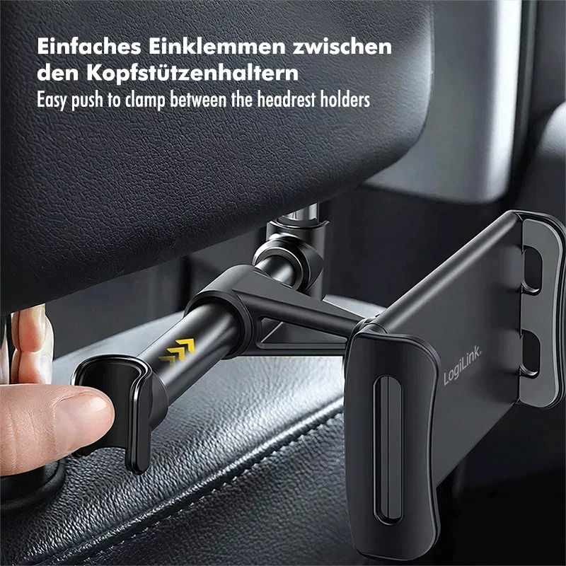 LogiLink AA0200 Uchwyt samochodowy na tylne siedzenie do smartfona i tabletu, 4.7-15