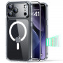 Etui ESR Classic Hybrid MagSafe ze szkłem hartowanym do Apple iPhone 17 Pro Max, przezroczyste