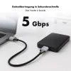 Kabel USB 3.0 Logilink CU0291, A/M do Micro-USB/M, 5 Gbps, nylon, metal, czarno-srebrny, 2 m