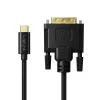 Kabel Logilink UA0474 USB 3.2 Gen1 Type-C, C/M do DVI-D/M, 1080p/60 Hz, czarny, 3 m