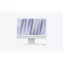 Apple iMac 24-inch Z1EH, M4 10-rdzeniowy CPU, 10-rdzeniowy GPU, 24 GB RAM, 256 GB SSD, macOS, srebrny, niemiecka klawiatura