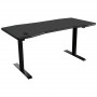 Biurko gamingowe Nitro Concepts Gaming Desk D16E NC-GP-DK-008, Carbon Black, 1600x800, z elektryczną regulacją wysokości
