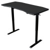 Biurko gamingowe Nitro Concepts Gaming Desk D16E NC-GP-DK-008, Carbon Black, 1600x800, z elektryczną regulacją wysokości