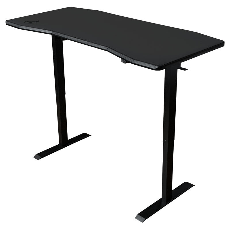 Biurko gamingowe Nitro Concepts Gaming Desk D16E NC-GP-DK-008, Carbon Black, 1600x800, z elektryczną regulacją wysokości