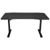 Biurko gamingowe Nitro Concepts Gaming Desk D16E NC-GP-DK-008, Carbon Black, 1600x800, z elektryczną regulacją wysokości