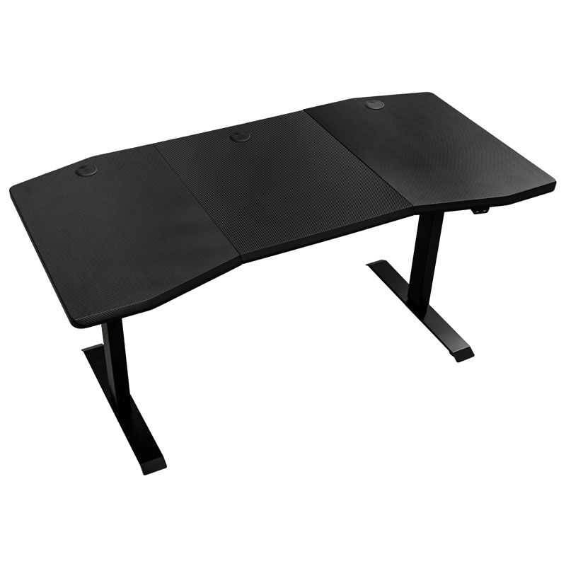 Biurko gamingowe Nitro Concepts Gaming Desk D16E NC-GP-DK-008, Carbon Black, 1600x800, z elektryczną regulacją wysokości