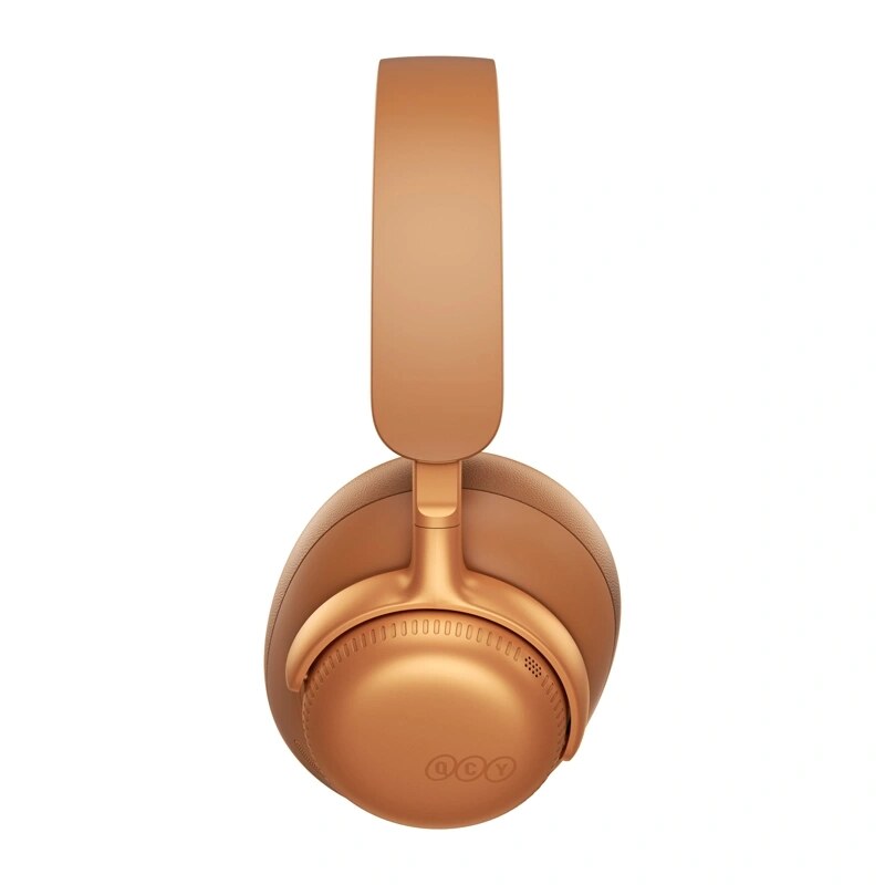 QCY H6 Ultra bezprzewodowe słuchawki nauszne, adaptacyjna ANC, Bluetooth 6.0, pomarańczowe