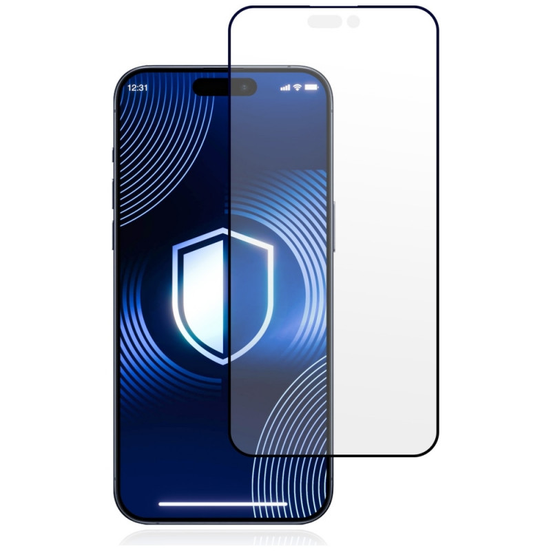 Szkło hartowane 3MK HardGlass Matt Max do Apple iPhone 18 Pro Max, matowe, czarne
