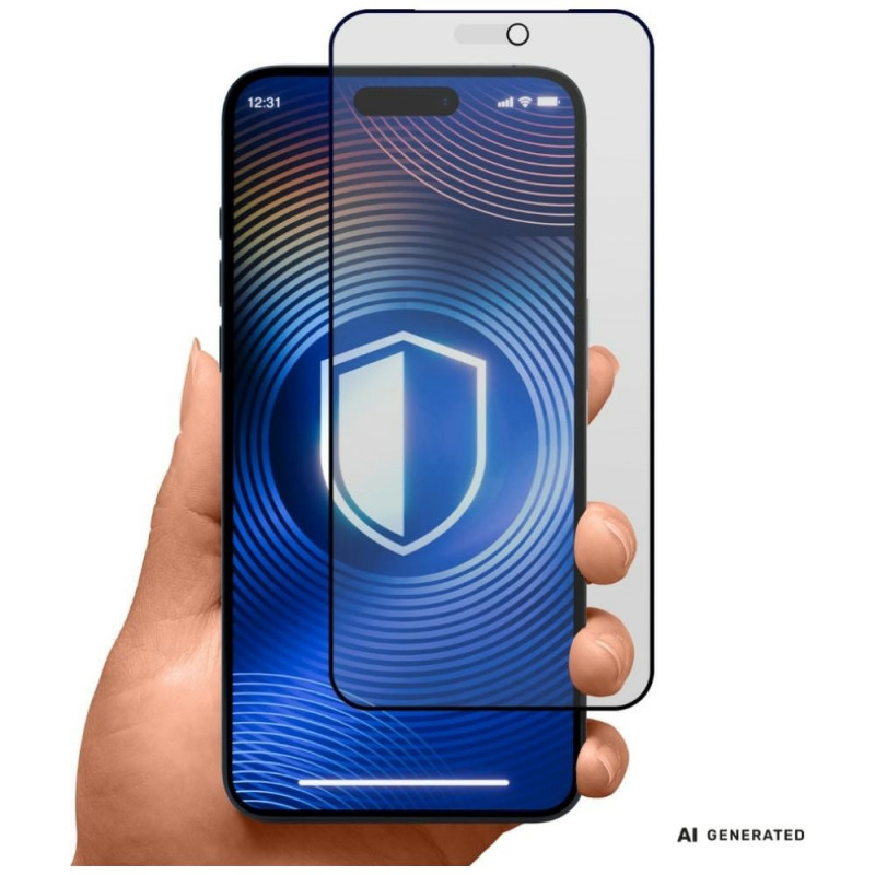 Szkło hartowane 3MK HardGlass Matt Max Privacy do Apple iPhone 18 Pro, matowe, filtr prywatności