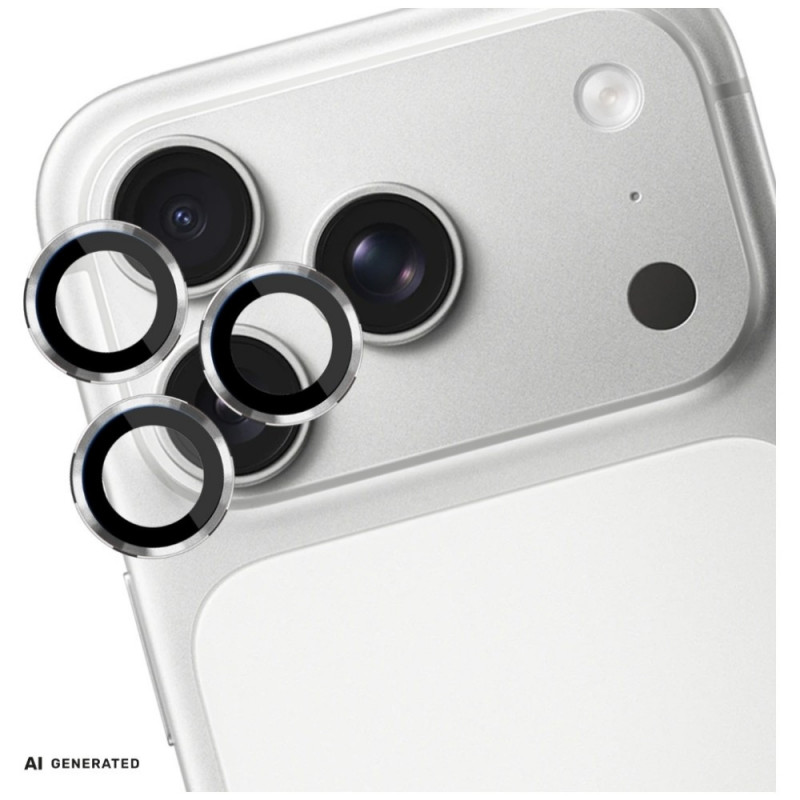 3MK Lens Protection Pro Apple iPhone 18 Pro / 18 Pro Max ochraniacz na obiektyw aparatu, szkło hartowane, Light Blue