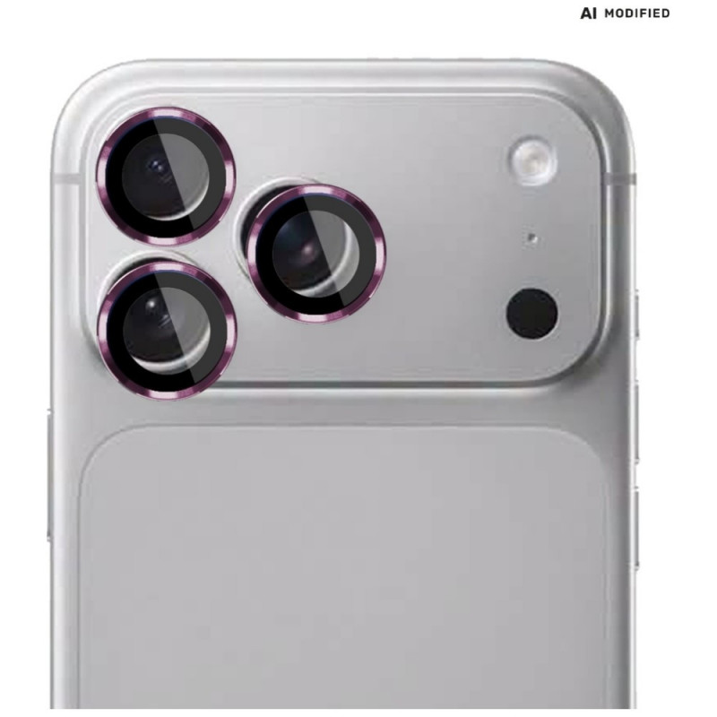 3MK Lens Protection Pro ochraniacz na obiektyw aparatu Apple iPhone 18 Pro / 18 Pro Max, szkło hartowane, Burgundy