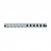 EFB Elektronik SB-FP-6SC-S-OM4 Panel przedni światłowodowy do montażu w szafie rack, 1U, szary, metal, 432 mm