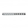 EFB Elektronik SB-FP-6SC-S-OM4 Panel przedni światłowodowy do montażu w szafie rack, 1U, szary, metal, 432 mm