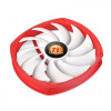 Thermaltake NiC L32 chłodzenie CPU, wentylator PWM 140 mm, aluminium i miedź, czerwony, biały