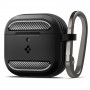 Spigen Rugged Armor etui ochronne do Apple AirPods 4, matowa czerń
