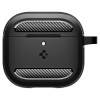 Spigen Rugged Armor etui ochronne do Apple AirPods 4, matowa czerń