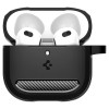 Spigen Rugged Armor etui ochronne do Apple AirPods 4, matowa czerń