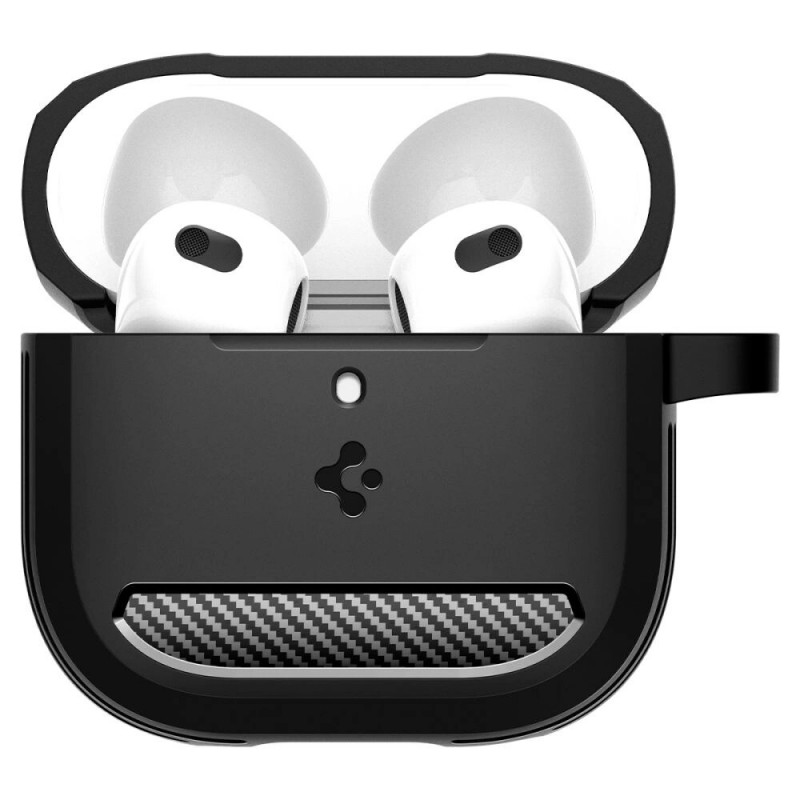 Spigen Rugged Armor etui ochronne do Apple AirPods 4, matowa czerń